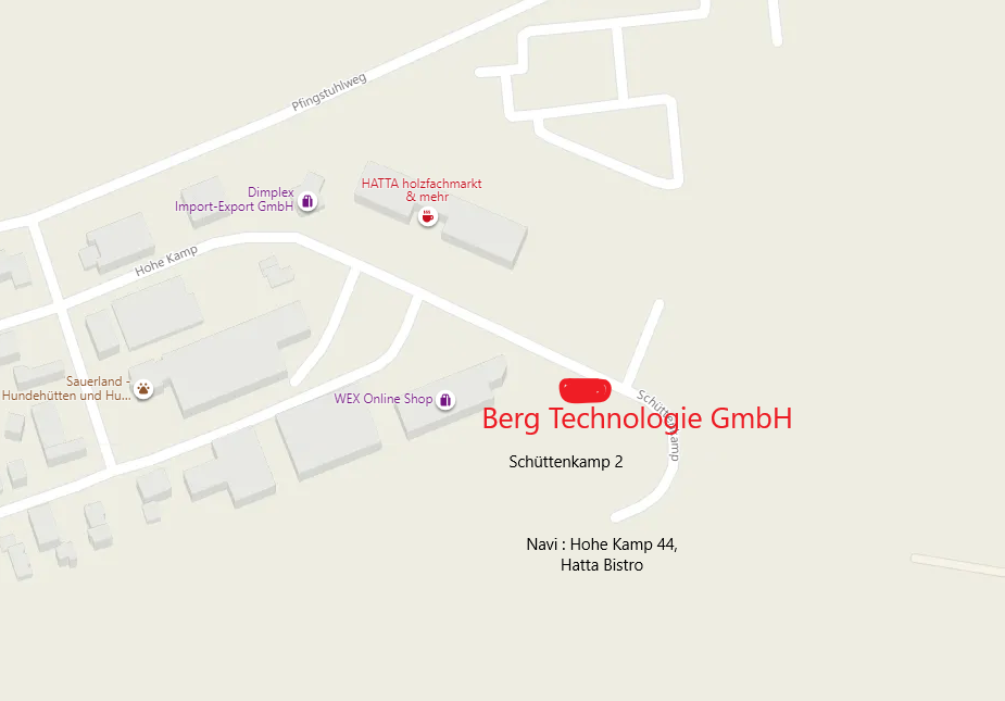 Berg Technologie GmbH Adresse